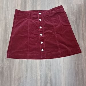 Denver Hayes velvet corduroy skirt